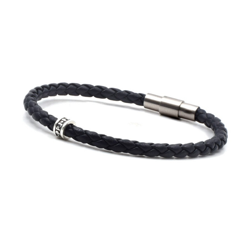 Leather men's bracelet