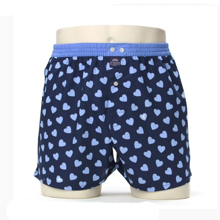 Brief Heart Blue/Navy M0316