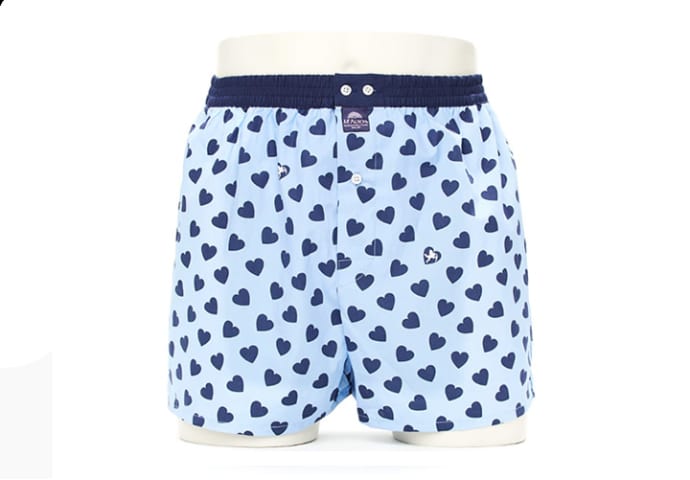 Brief Heart Navy/Blue M0313