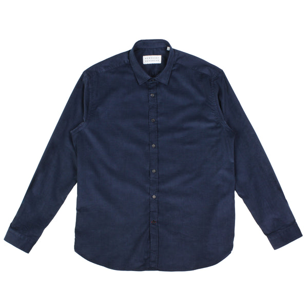 Mercante Babycord Shirt Nero Navy