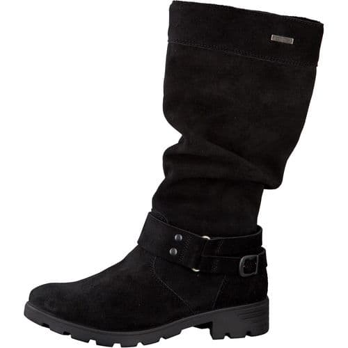 Riana Waterproof Leather Boots (black)