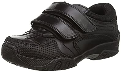 Hush Puppies Jezza Leather School Shoes (black)