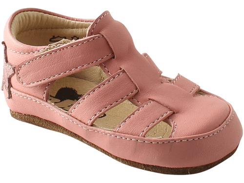 Toddler Sandals Leather Velcro (dusty Pink) 17 Only!