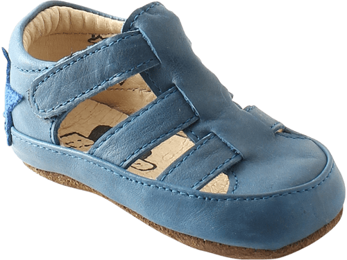 RAP Sandals Leather Velcro (blue)