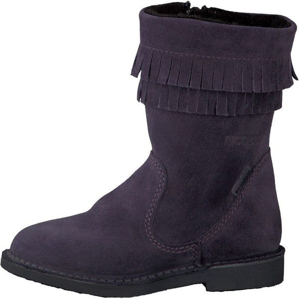 Dascha Waterproof Leather Boots (berry)