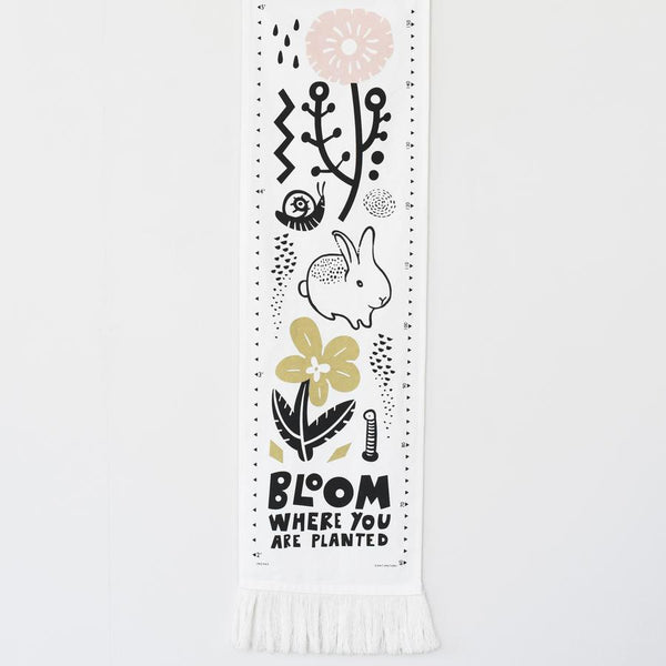 Wee Gallery Canvas Growth Chart - Bloom
