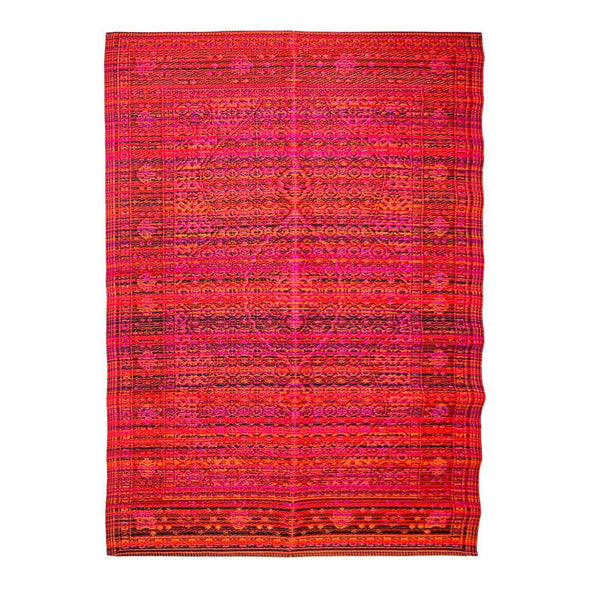 Talking Tables Outdoor Rug Boho Red
