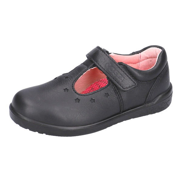 Ricosta Scarlett Leather School Shoes (black)