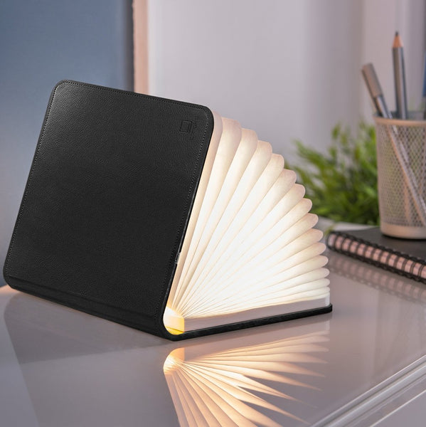 Black Leather Smart Book Light Mini