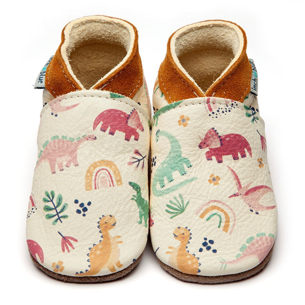 Baby Shoes Dino Rainbow