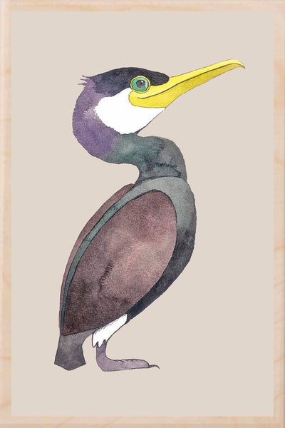 Wooden Postcard Matt Sewell Cormorant