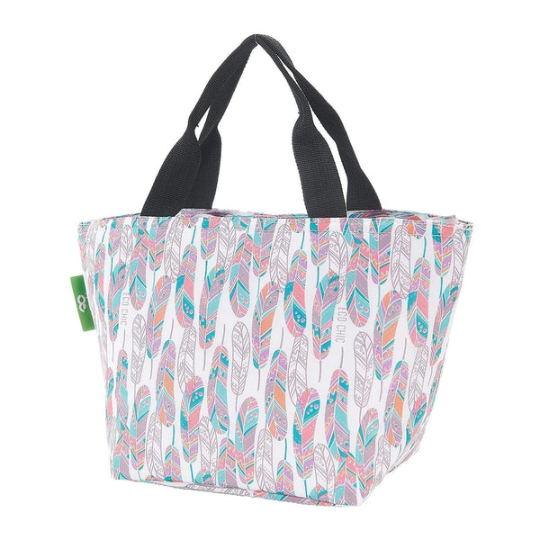 Insulated Lunch Bag White Feather