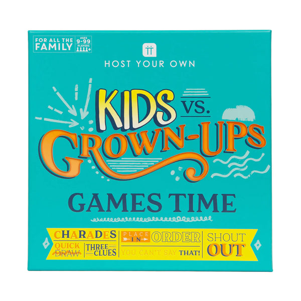 Host Your Own Kids Vs Adults Party Board Game