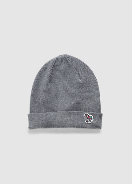 Men's Logo Beanie In Grey