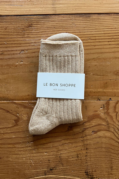 Le Bon Shoppe Her Champagne Glitter Socks