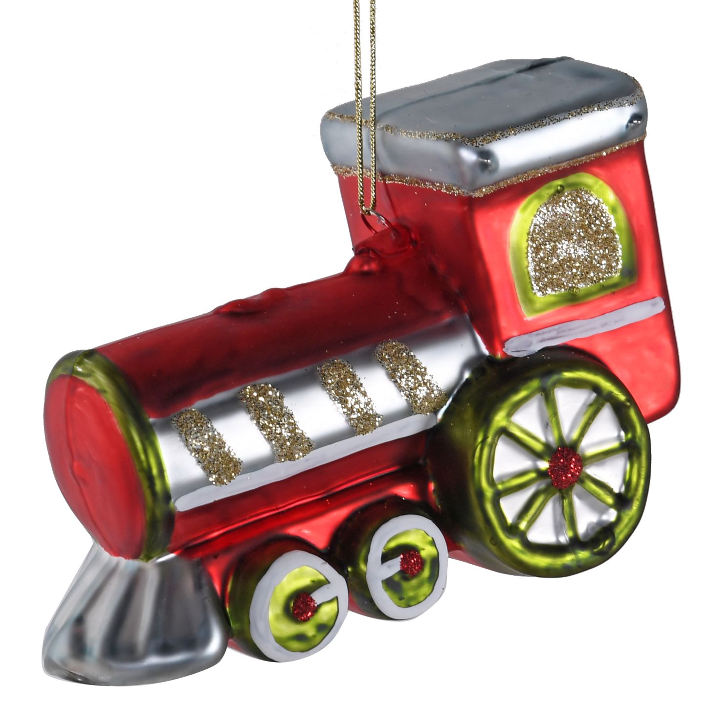 Or & Wonder Collection Red Train Tree Decoration