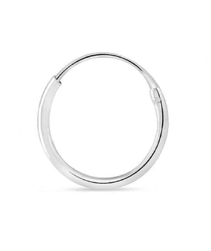 Sterling Silver Huggie Hoop