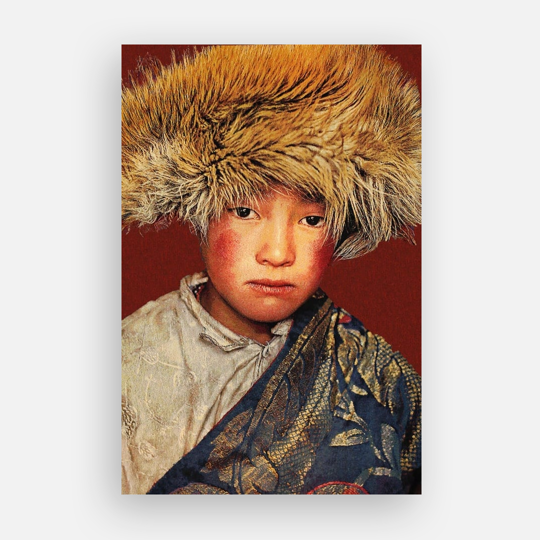 Thomas Albrecht  Tapestry Wall Art Tibetan Boy – Terra