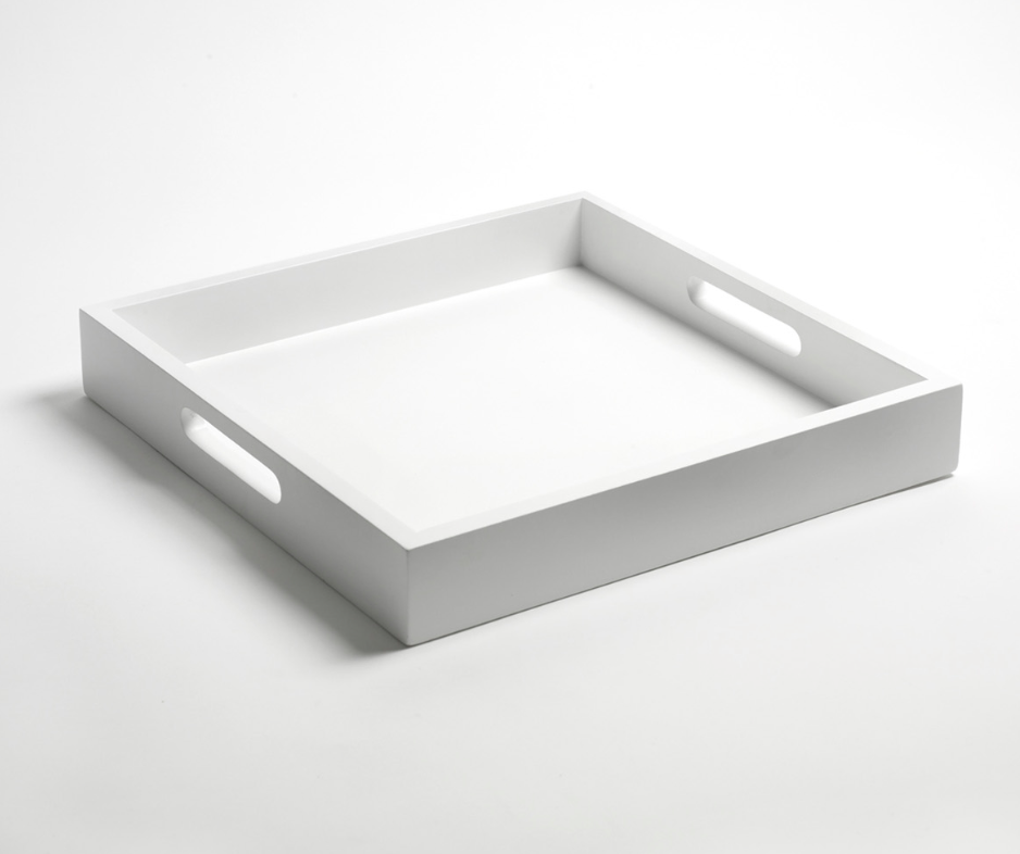 Serax Square Tray White With Handles