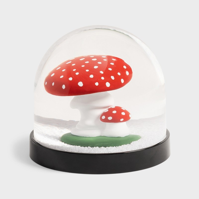 Red Cap Mushroom Snow Globe