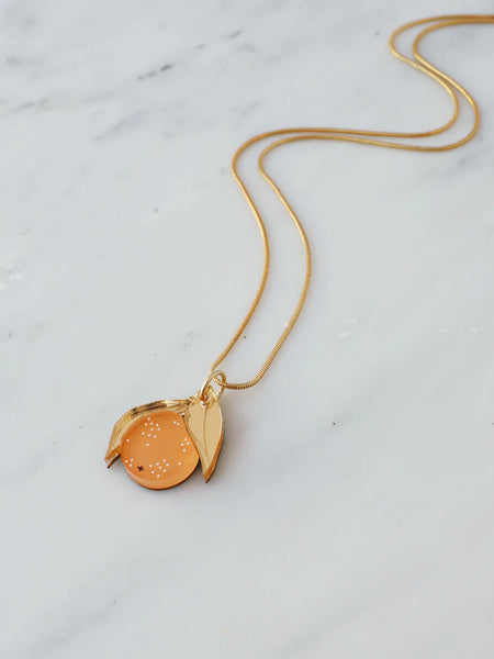 Mini Orange Necklace