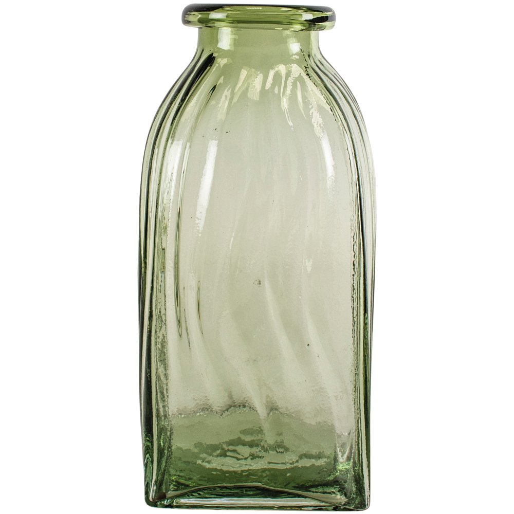 Grand Illusions Andros Glass Vase Green - Tall