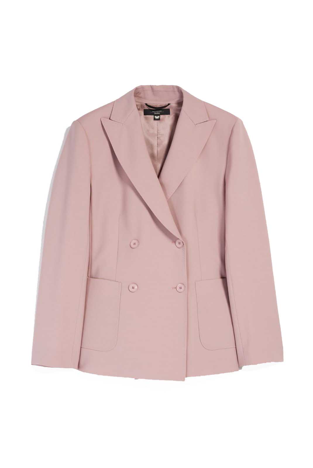 Nervoso Double-Breasted Blazer - Peony