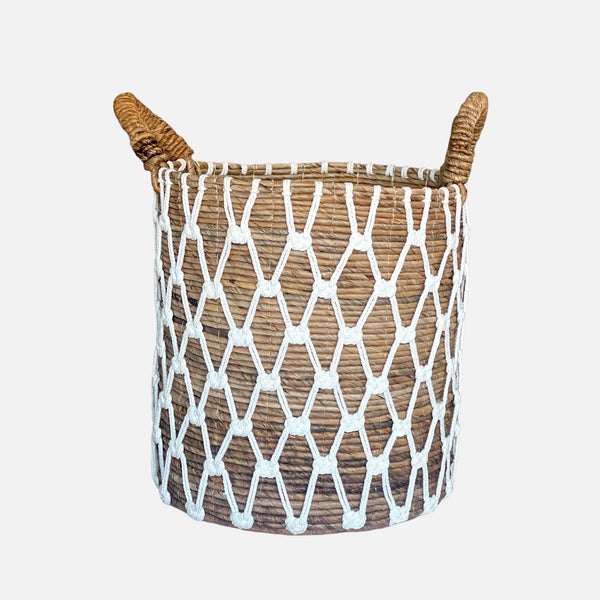 Uma Cantik Cabalaki Basket White Pattern - L