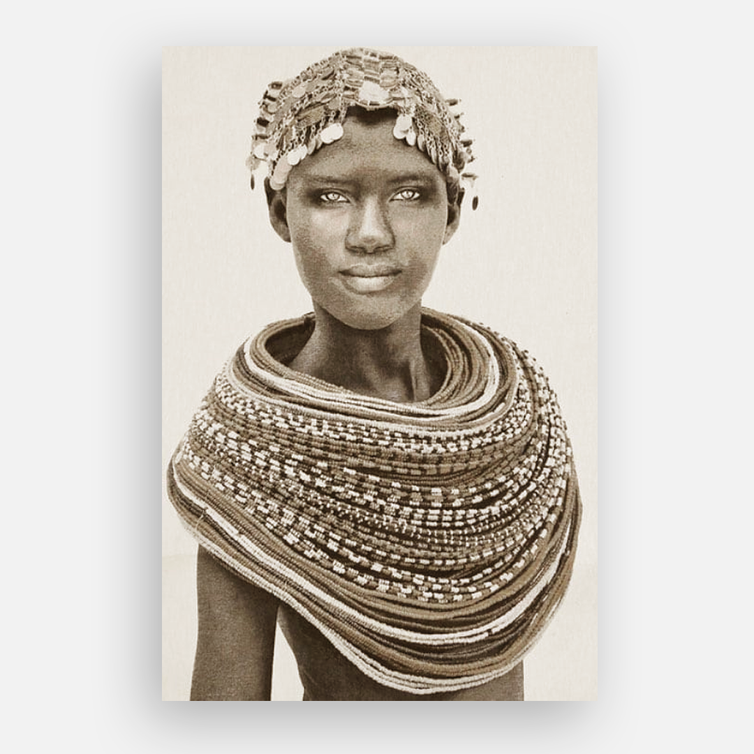 Thomas Albrecht Tapestry Wall Art Samburu Girl – Creme