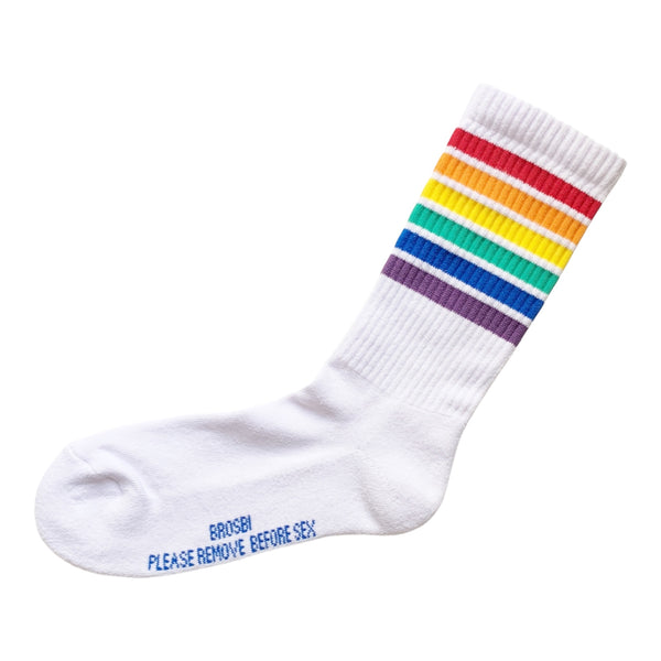 Brosbi Crew Socks Rainbow