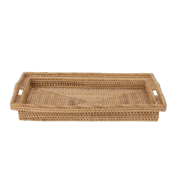 Woven Rattan Square Tray