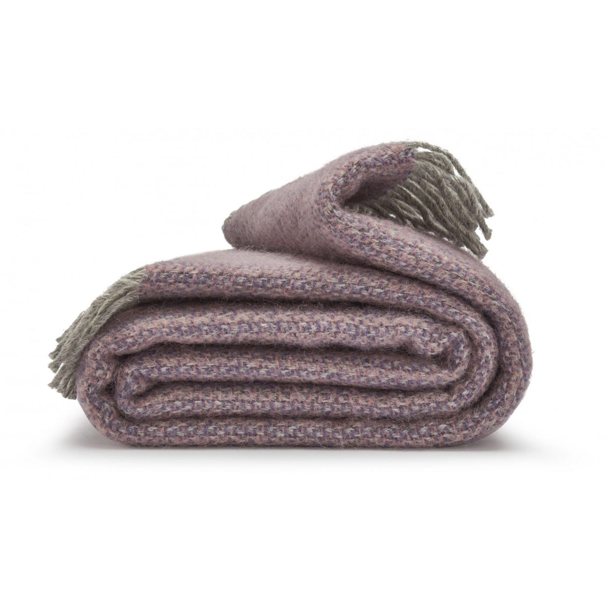 Tweedmill Textiles Lavender Illusion Pure New Wool Throw 
