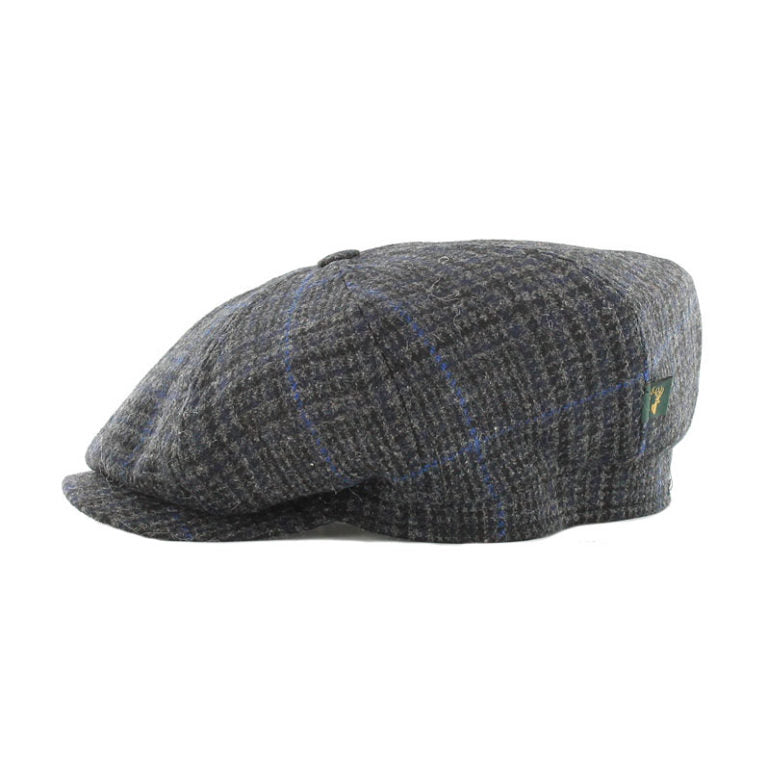 Driving Cap - Grey Check