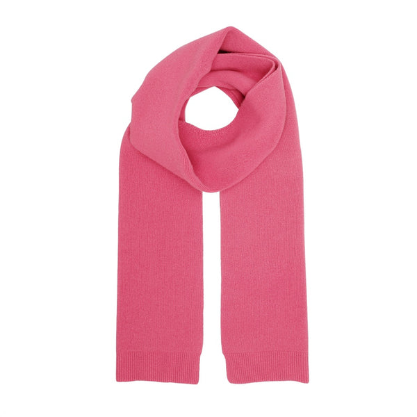 Merino Wool Scarf - Bubblegum Pink