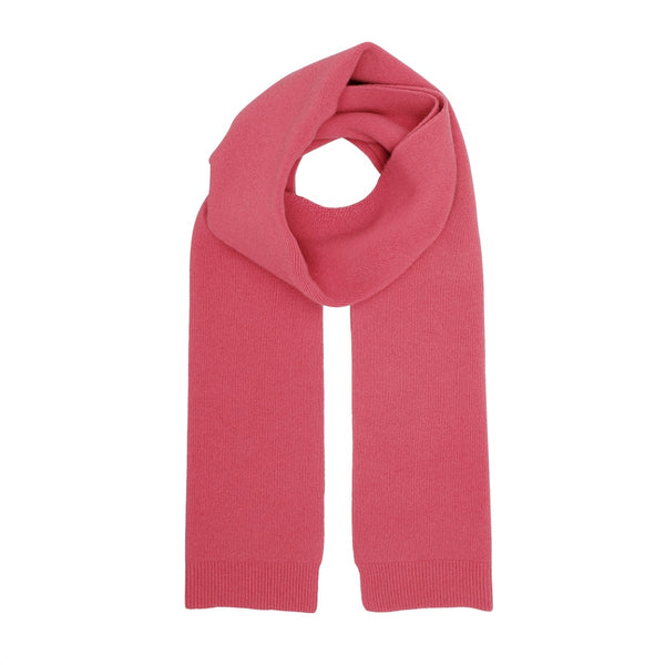 Merino Wool Scarf - Raspberry Pink