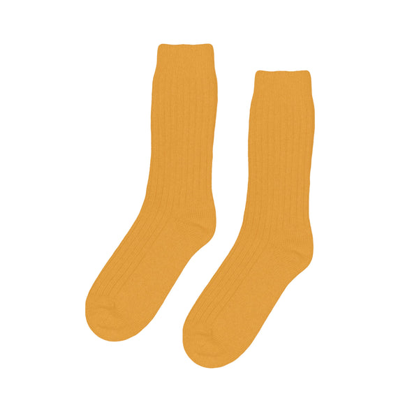 Merino Socks - Burned Yellow