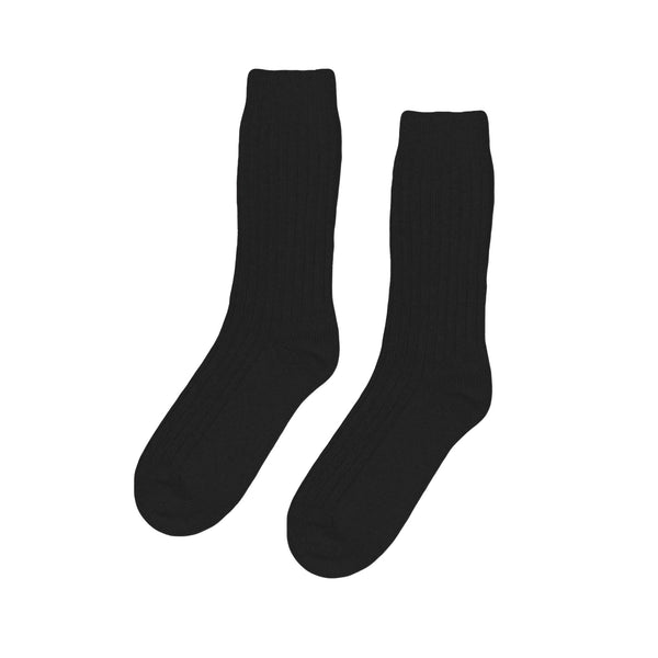 Merino Socks - Deep Black