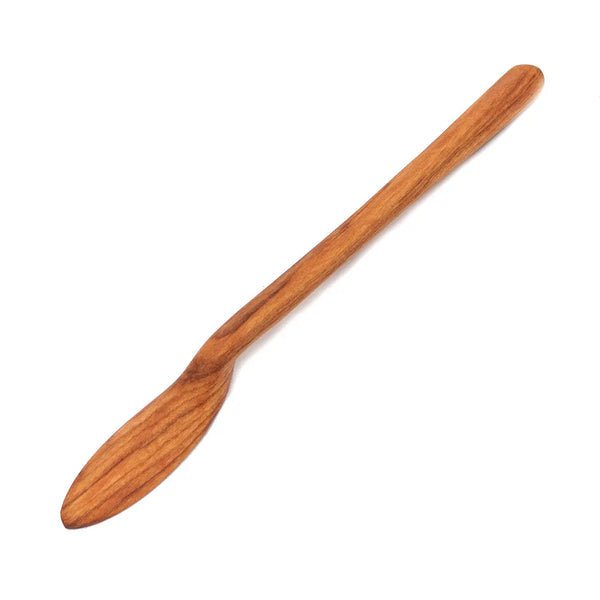 Hand-carved Olive Wood Butter Spreader