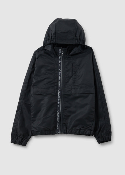 Kids Logo Tape Jacket In Ck Black