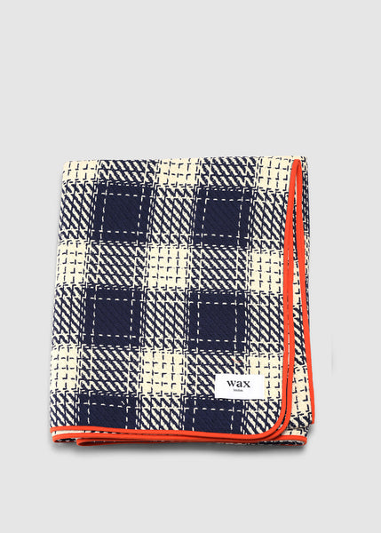 Wax London Mens Beatnik Blanket In Marine