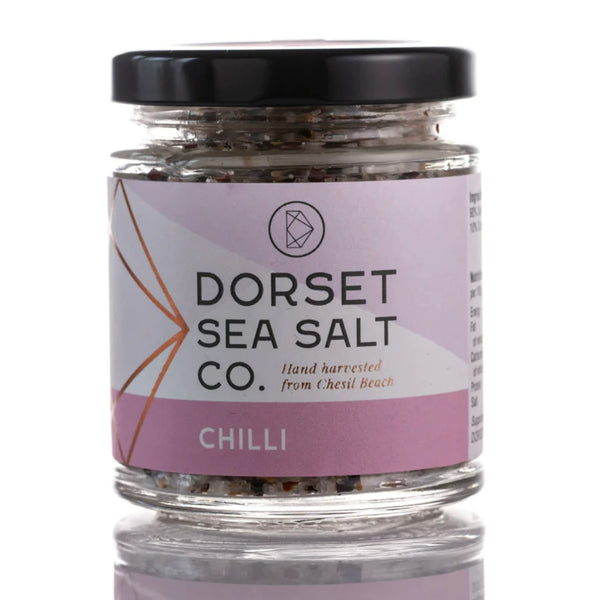 Chilli Infused Sea Salt 100g .