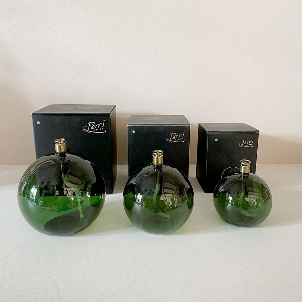 Green Oil Lamp "l&quot