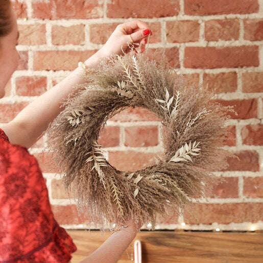 Dried Pampas Wreath