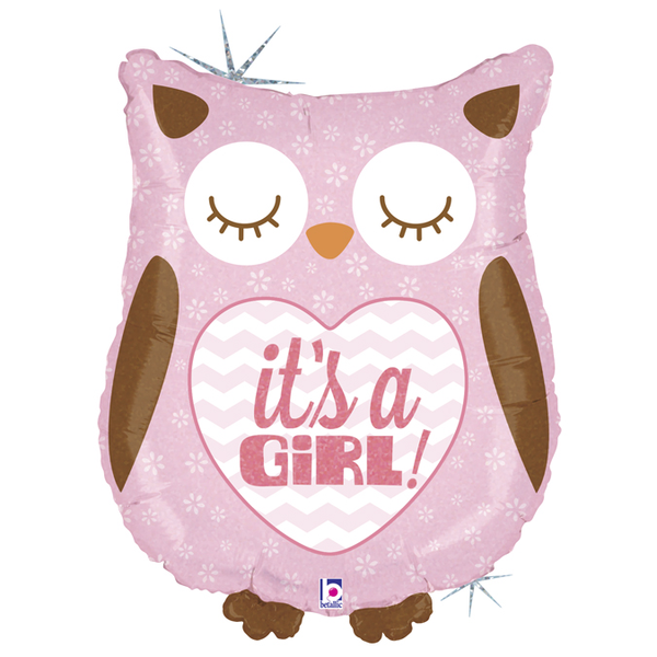 thepartyville 35156h Its A Girl Baby Owl