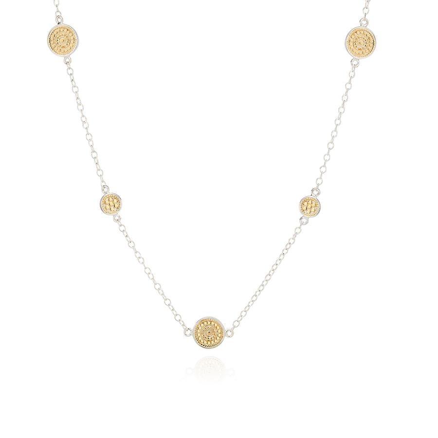 Classic Coin Long Station Necklace