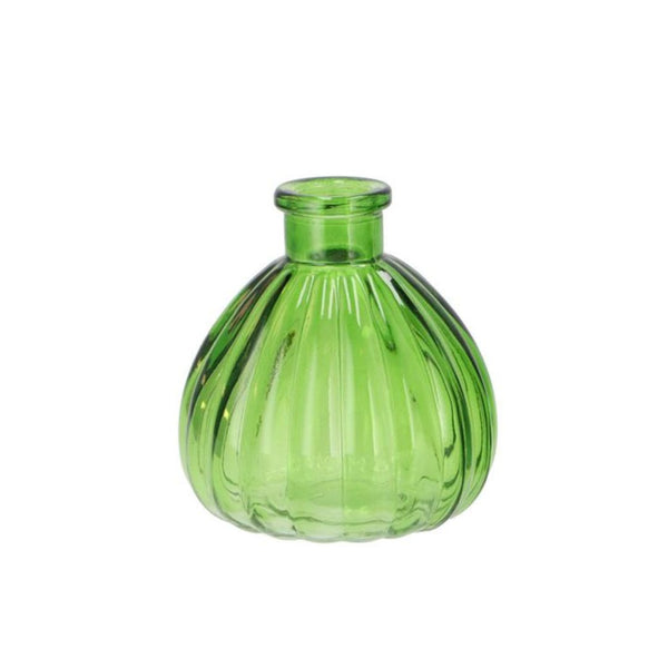 Light Green Glass Bud Vase