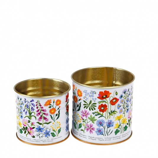 Wild Flowers Mini Storage - Set of 2