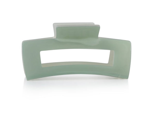 Big Metal Rebecca Over-sized Hair-clip - Sage Green