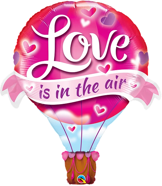 Qualatex Love Is In The Air Balloon Foil Balloon