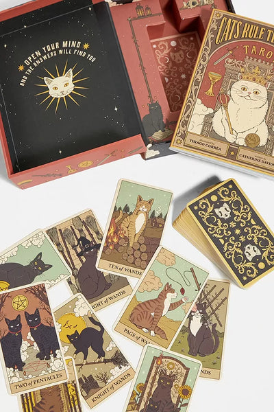 Trouva: Cats Rule The Earth Tarot Set